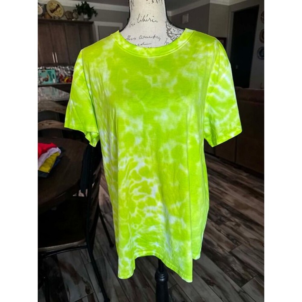 Lululemon All Yours Cotton T-Shirt *Tie Dye Marmoleado Tie Dye Eccentric Lime